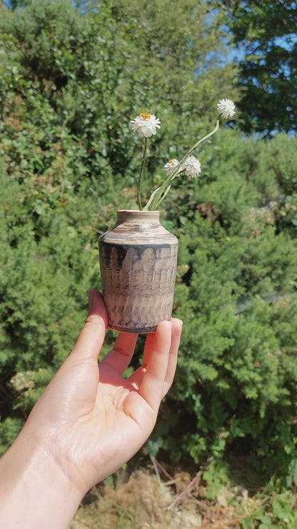 Black and white vase